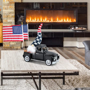 Farmhouse Black Truck Decor, Vintage Metal Trucks Decoration, Home Decorative Truck, Rustic Farm Garden Pickup Truck Planter. Shelf Centerpiece Table Decorations & Car Model Gifts